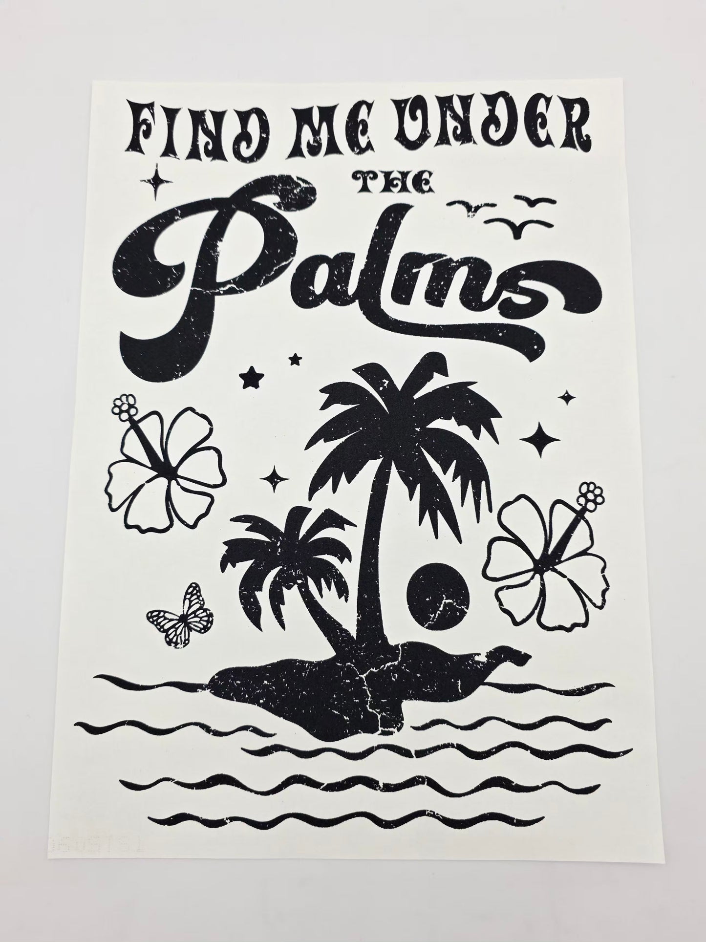 Palms shirt design