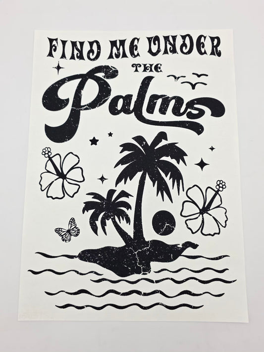 Palms shirt design