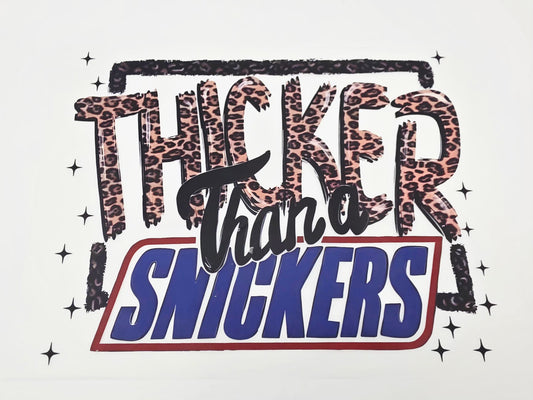 Thicker than a snickers shirt design