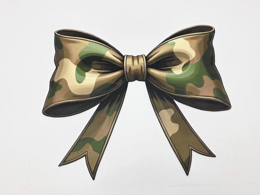 Camo bow shirt design