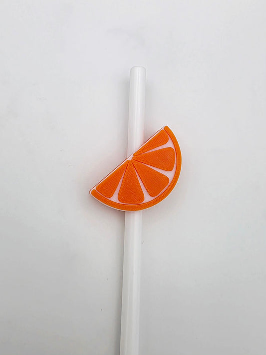 Orange 🍊 strawtopper