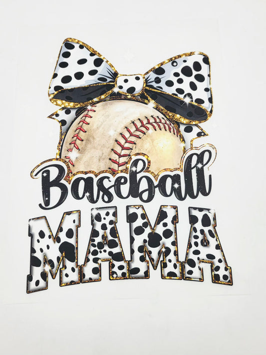 Baseball mama shirt design