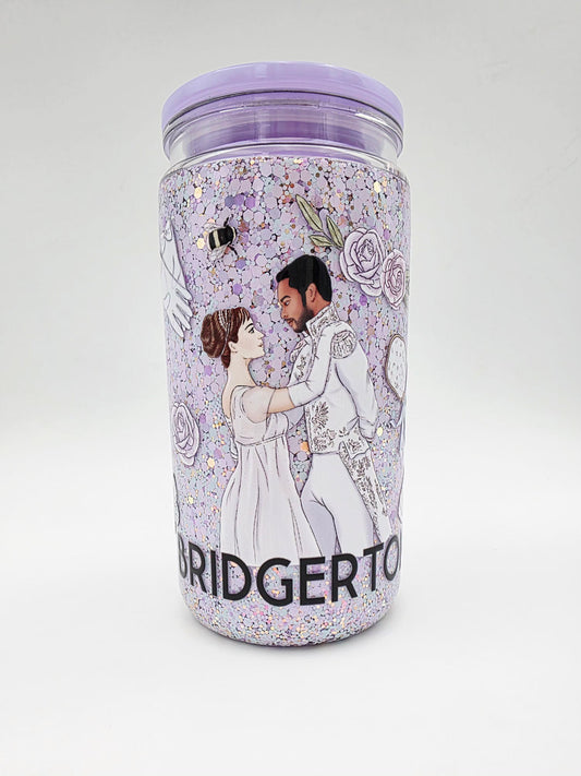 Pre-made 16oz acrylic snowglobe tumbler