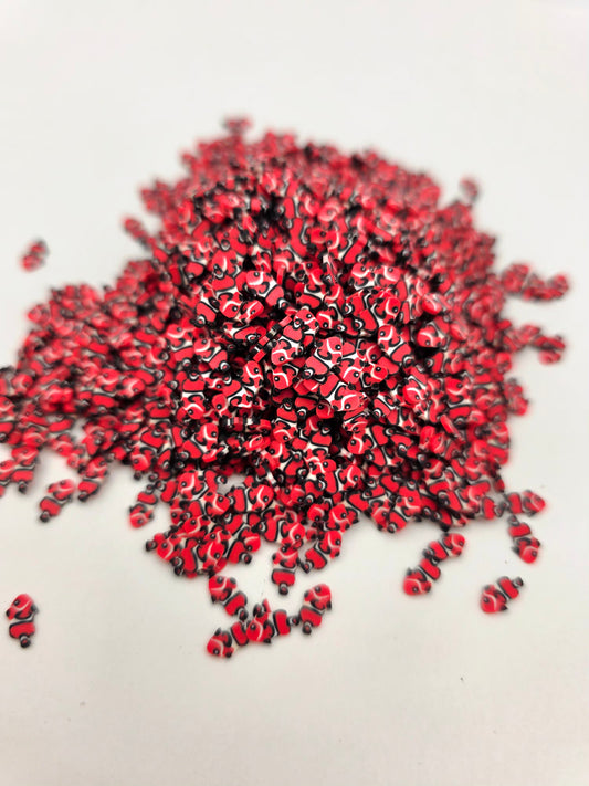 Red fish Clay slices