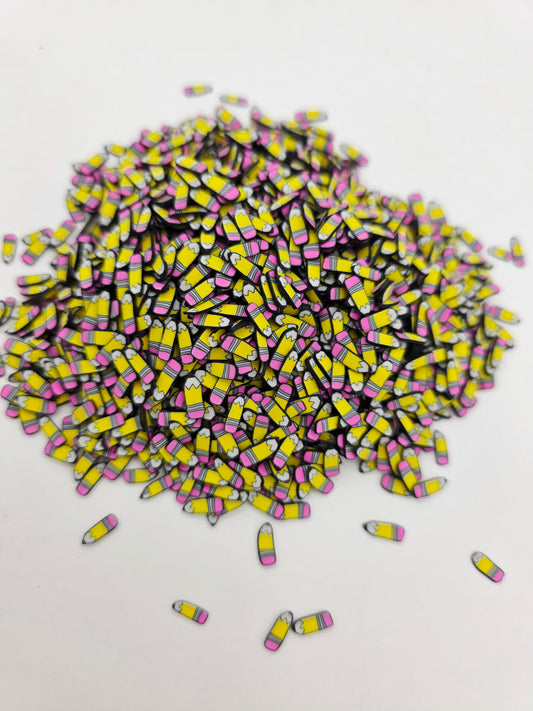 Pencil Clay slices