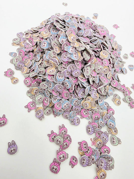 Labubu mix colors Clay slices