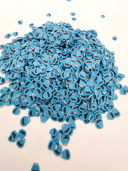 Cookie monster Clay slices