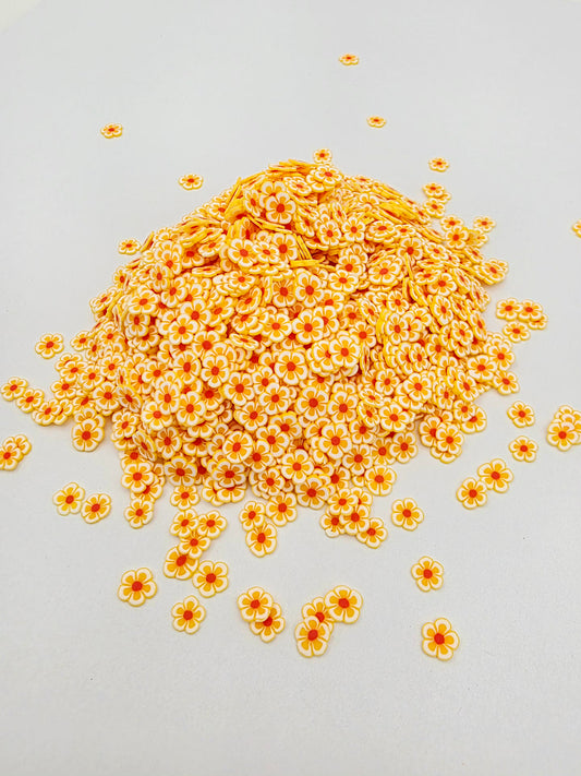 Flower Polymer Clay Slices