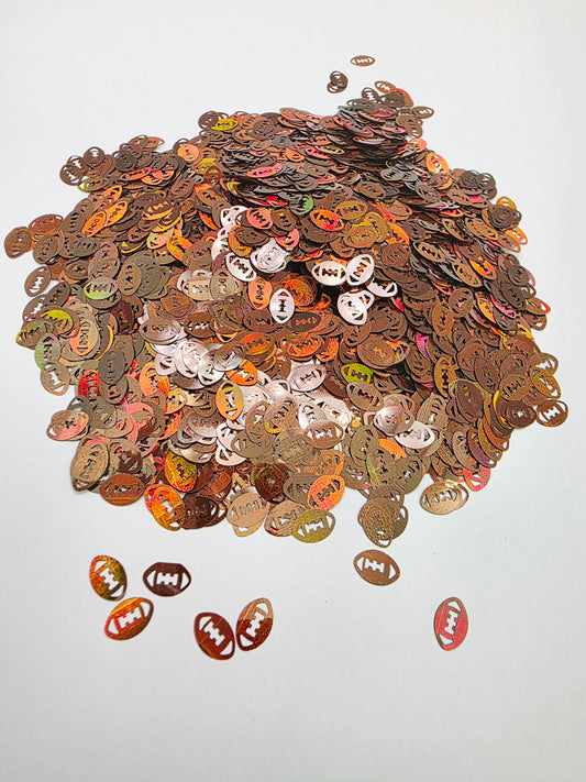 Football Shape Glitter