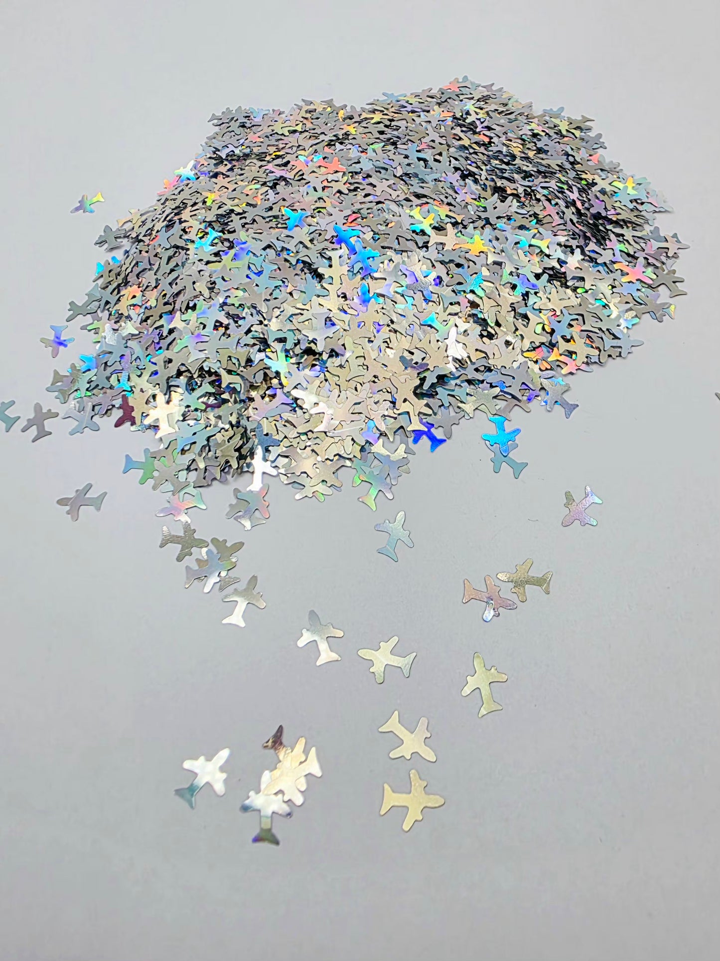 Airplane Shape Glitter