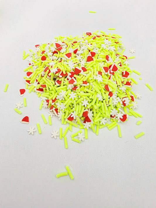 Christmas mix Polymer Clay slices