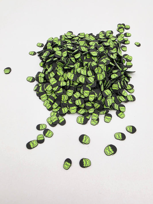 Hulk Polymer Clay slices