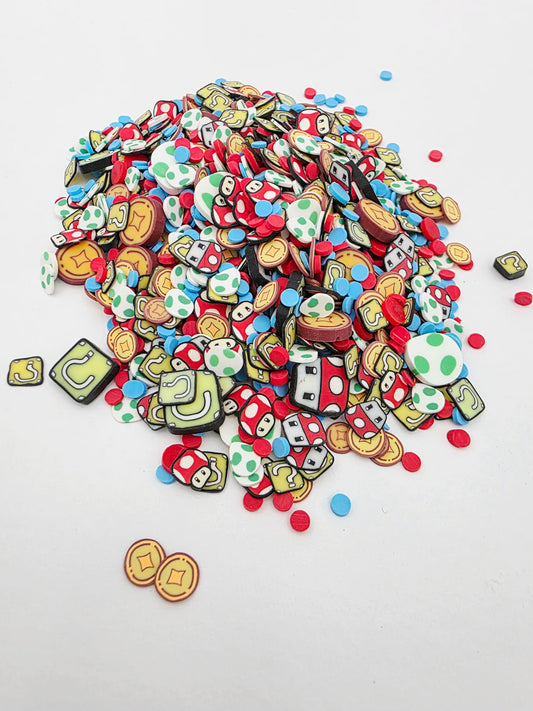 Mario Mix Polymer Clay Slices