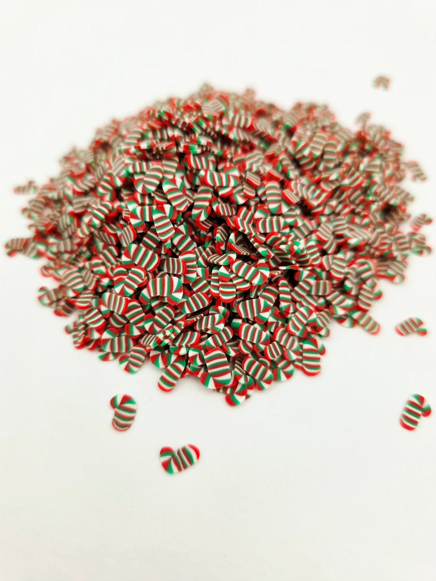 Candy Cain Polymer Clay slices