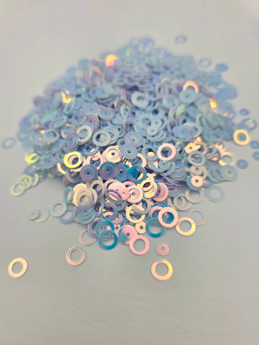 White color shift circuit Shape Glitter