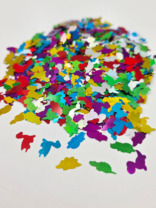 Dinosaur Shape Glitter