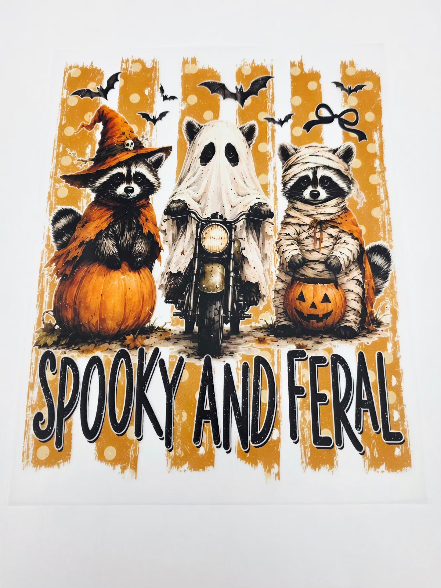 Spooky and feral shirt design