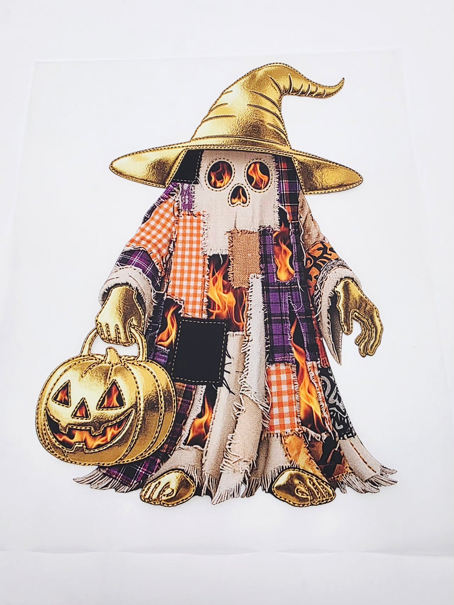 Gold ghost shirt design