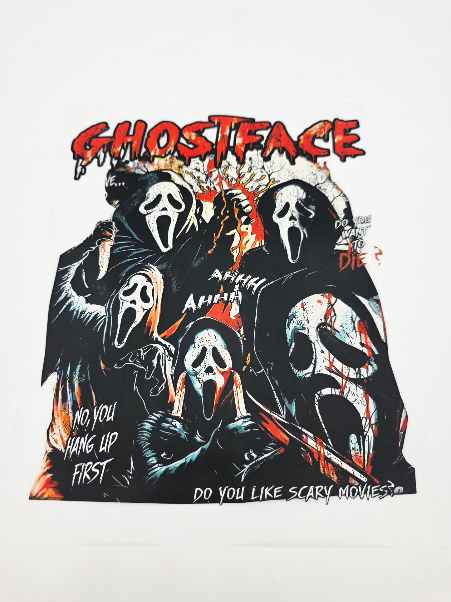 Ghostface shirt design