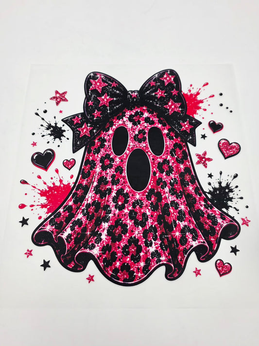 Pink Leppard ghost shirt design