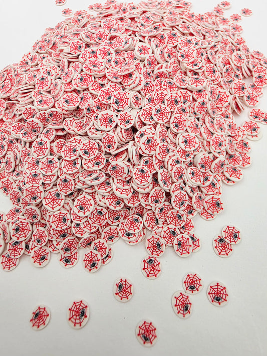 Spiderweb Polymer Clay slices