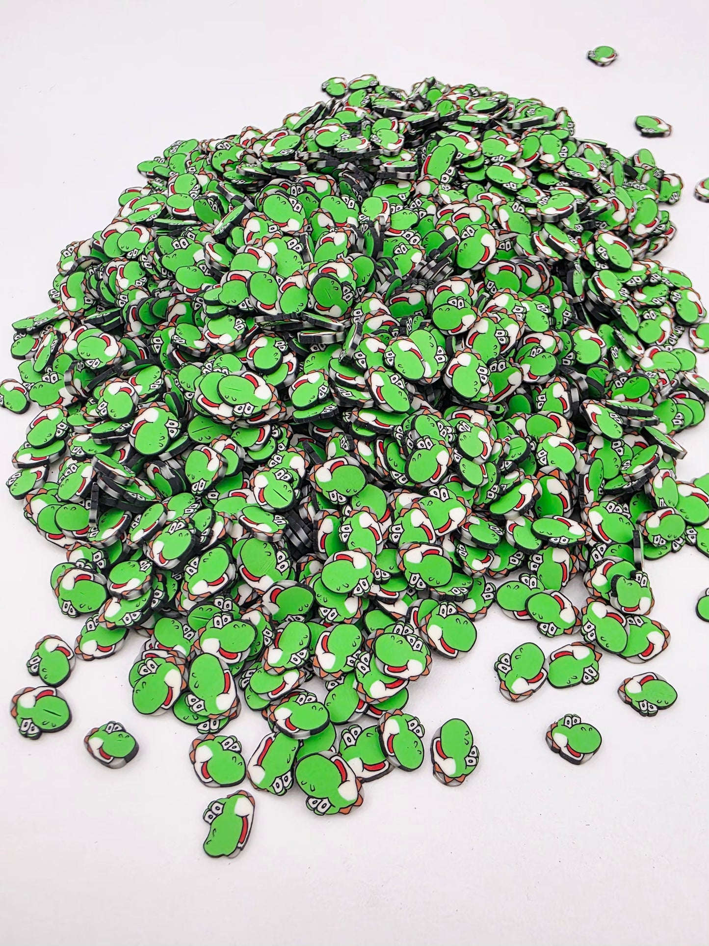 Yoshi Polymer Clay slices