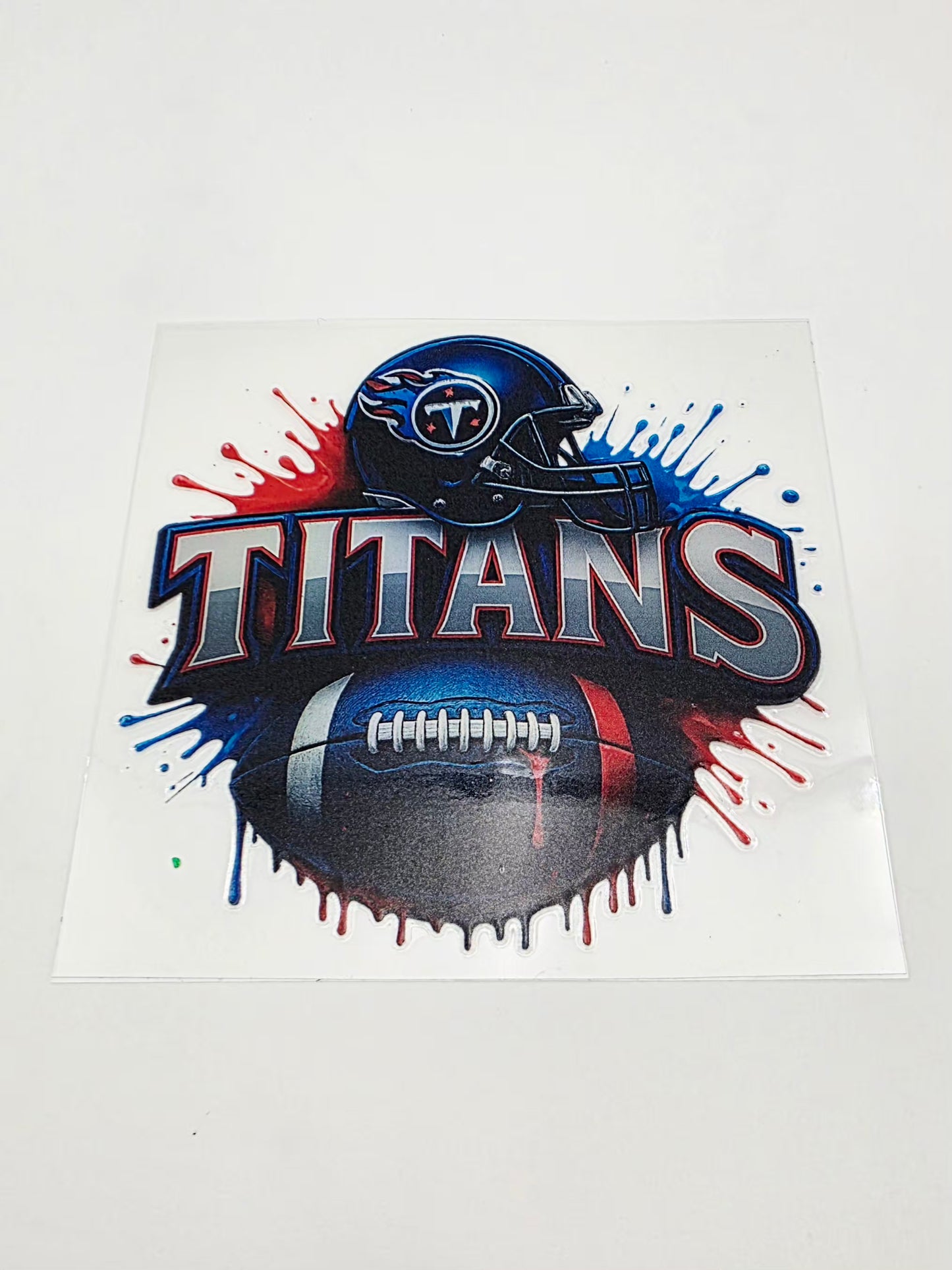 N138- 4inch Holographic cup decal