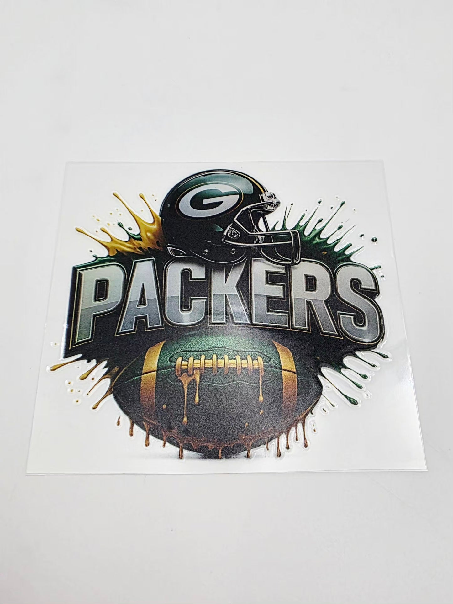 N141- 4inch Holographic cup decal