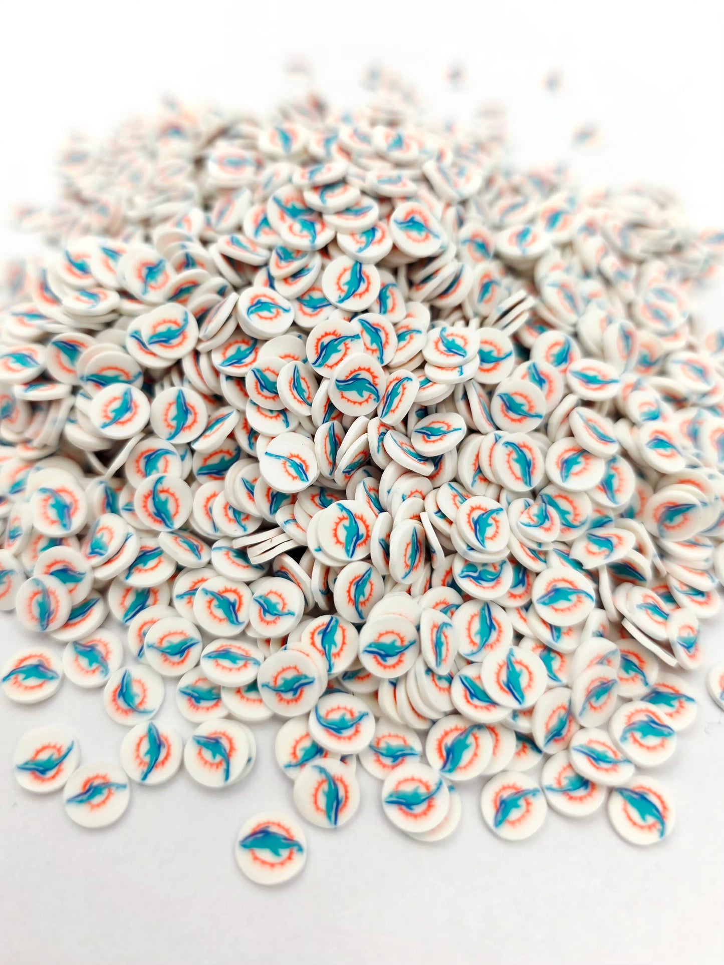 Dolphins Polymer Clay Slices
