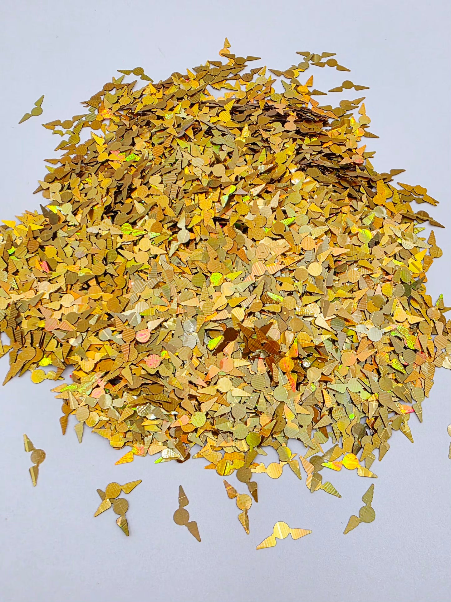 Golden Snitch Shape Glitter