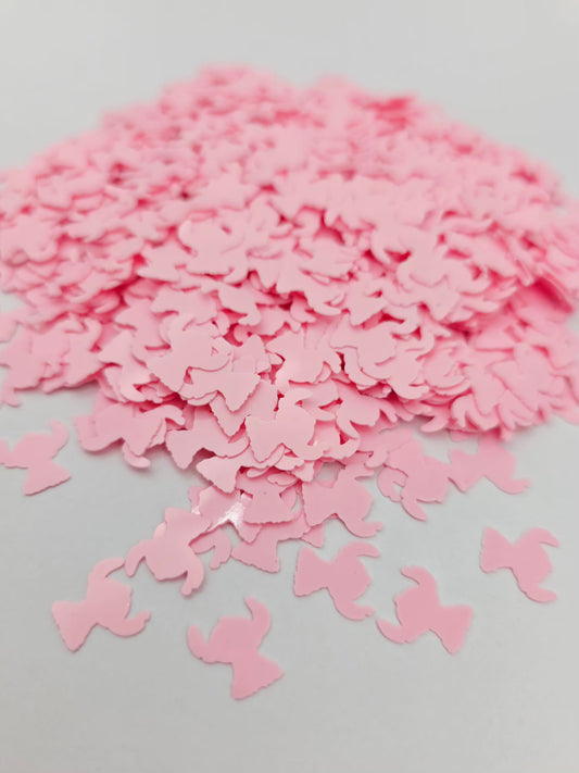 Pink Angel Shape Glitter