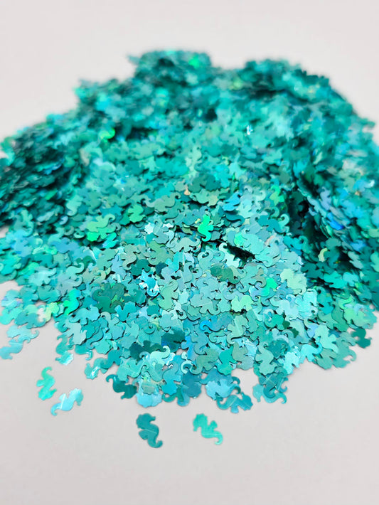 Seahorse Shape Glitter