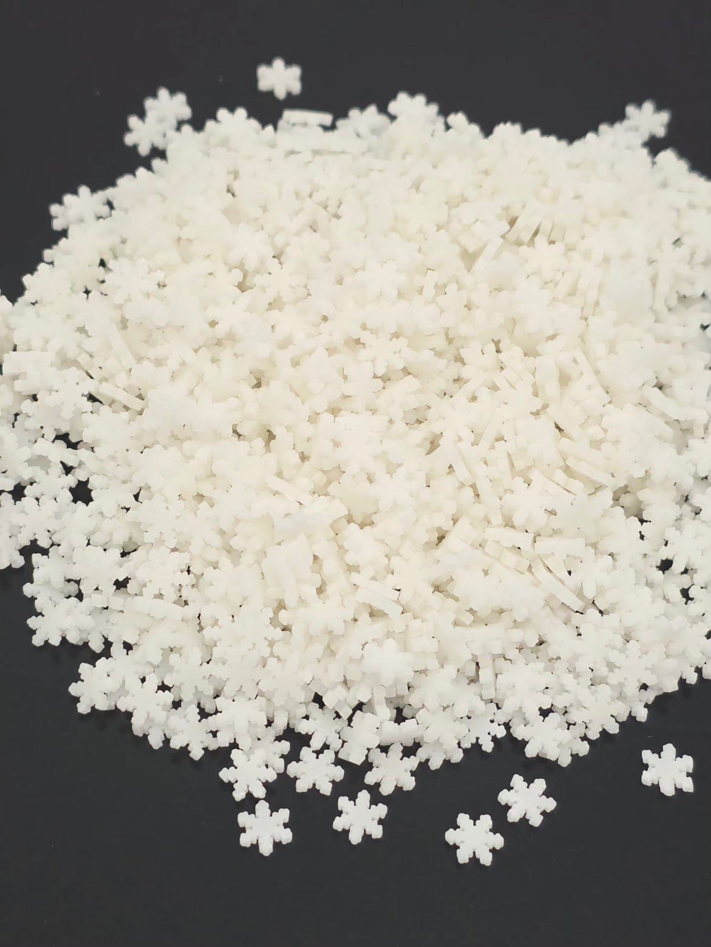 Glow Snowflakes Polymer Clay