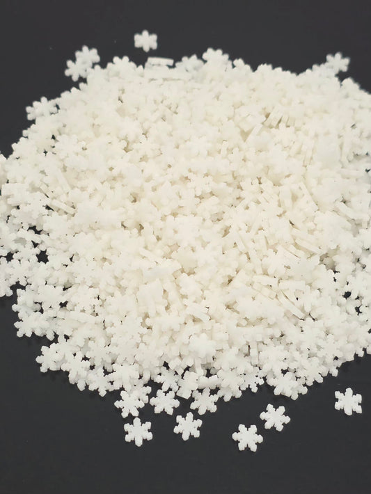 Glow Snowflakes Polymer Clay