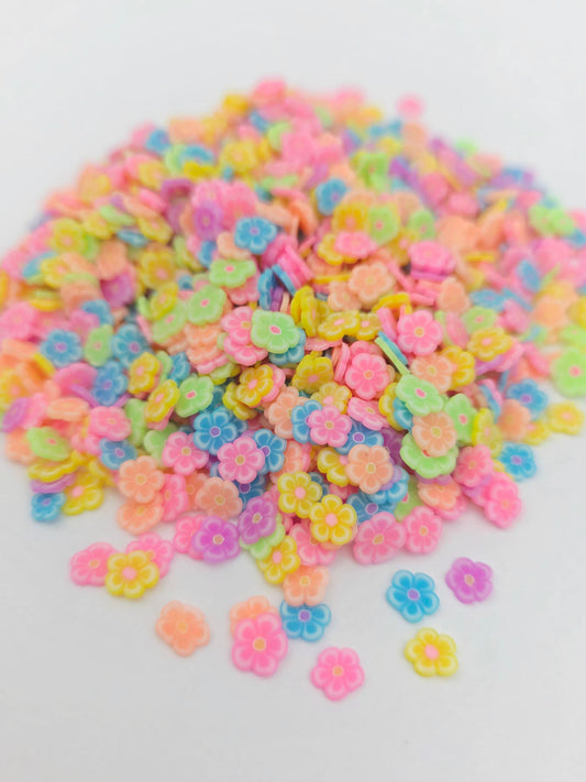 Glow Flowers Polymer Clay