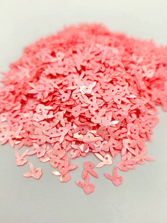 Pink Playboy Bunny Shape Glitter